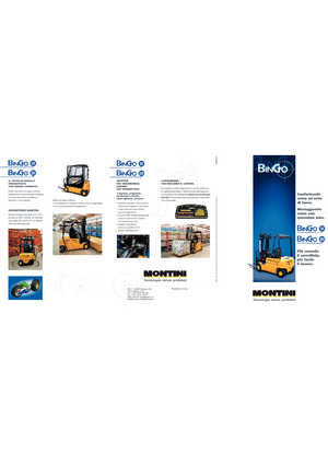 Carretillas elevadoras eléctricas Montini Bingo plus N 204