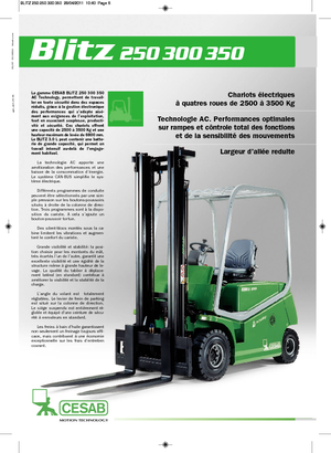 Carretillas elevadoras eléctricas Cesab Blitz 300 L AC