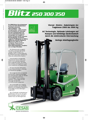 Carretillas elevadoras eléctricas Cesab Blitz 300 L AC