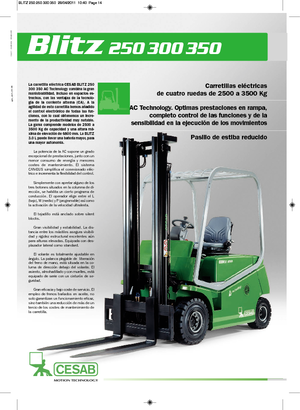 Carretillas elevadoras eléctricas Cesab Blitz 300 L AC