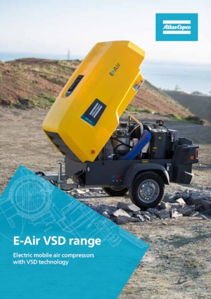 Compresores Portátiles - Diesel, Eléctr., Gasolina Atlas Copco E-Air H450 VSD