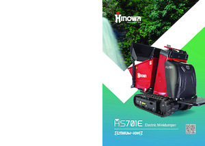 Dúmperes de orugas eléctricos Hinowa HS701E
