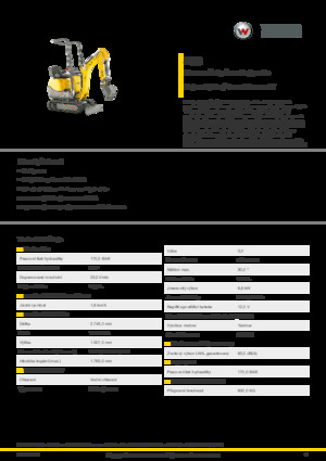 Excavadoras de orugas eléctricas Wacker Neuson 803 dual power 