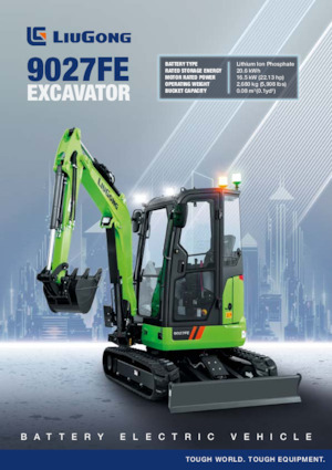 Excavadoras de orugas eléctricas Liugong 9027FE
