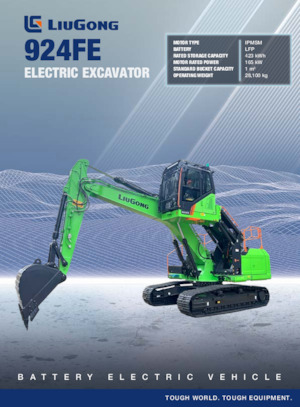 Excavadoras de orugas eléctricas Liugong 924FE
