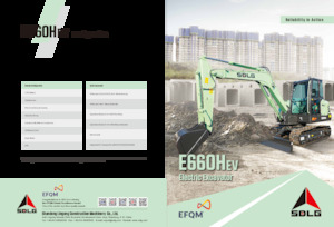 Excavadoras de orugas eléctricas SDLG E660HEV