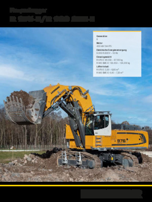 Excavadoras de orugas eléctricas Liebherr R 980 SME-E