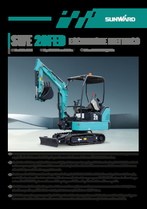 Excavadoras de orugas eléctricas Sunward SWE20FED