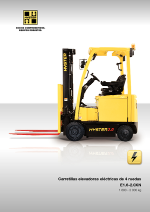 Carretillas elevadoras eléctricas Hyster E1.6XN