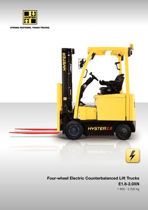 Carretillas elevadoras eléctricas Hyster E1.6XN