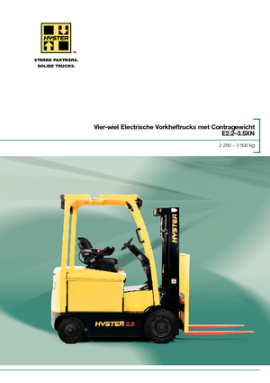 Carretillas elevadoras eléctricas Hyster E3.0XN