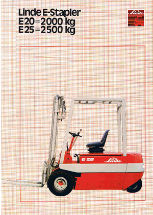 Carretillas elevadoras eléctricas Linde E 25