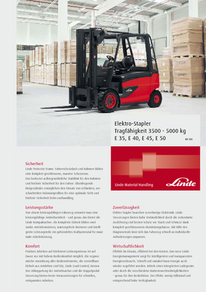 Carretillas elevadoras eléctricas Linde E 40/600 L