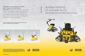Allanadoras de operador a pie Wacker Neuson CT 36-400 E
