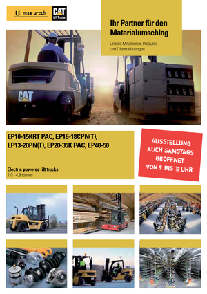 Carretillas elevadoras eléctricas Caterpillar EP35K PAC