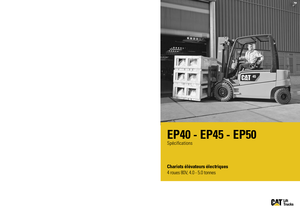 Carretillas elevadoras eléctricas Caterpillar EP50