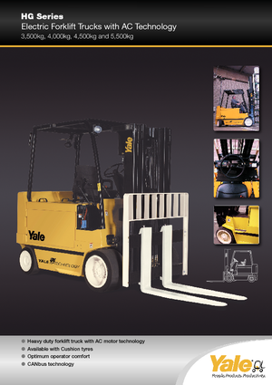 Carretillas elevadoras eléctricas Yale ERC 45 HG