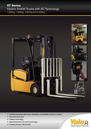 Carretillas elevadoras eléctricas Yale ERP 18 VT