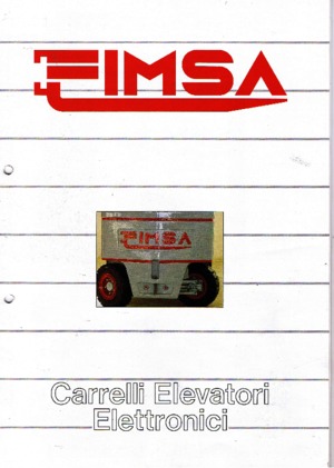 Carretillas elevadoras eléctricas Fimsa ET 4012