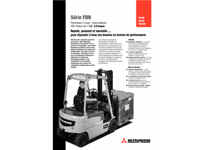 Carretillas elevadoras eléctricas Mitsubishi FB 16 N