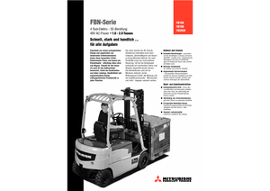 Carretillas elevadoras eléctricas Mitsubishi FB 16 N