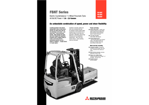 Carretillas elevadoras eléctricas Mitsubishi FB 20 NT ac