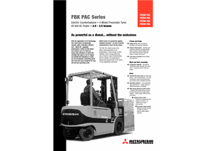 Carretillas elevadoras eléctricas Mitsubishi FB 30 KPAC