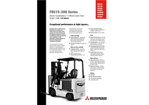 Carretillas elevadoras eléctricas Mitsubishi FBC 25 N