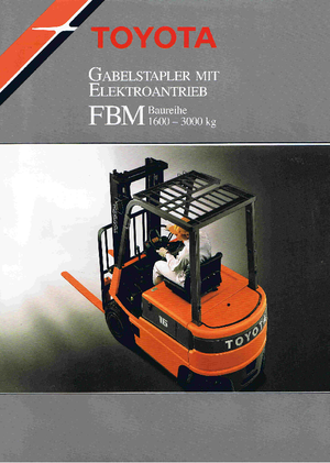 Carretillas elevadoras eléctricas Toyota FBM 25