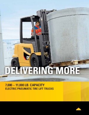 Carretillas elevadoras eléctricas Caterpillar 2EPC8000