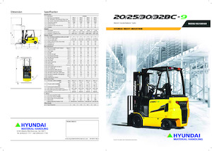Carretillas elevadoras eléctricas Hyundai 32BC-9
