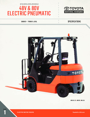 Carretillas elevadoras eléctricas Toyota 8FBH25