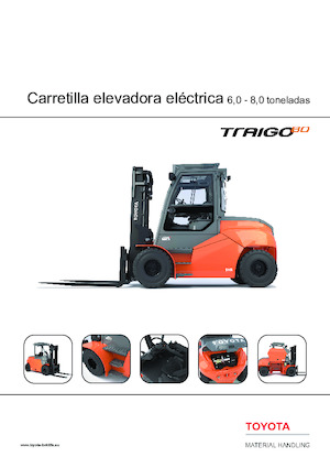 Carretillas elevadoras eléctricas Toyota 9 FBH 80T 