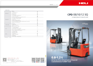 Carretillas elevadoras eléctricas Heli CPD12SQ