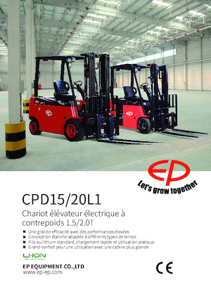 Carretillas elevadoras eléctricas EP CPD15L1