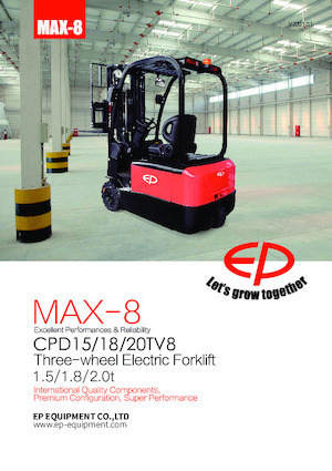 Carretillas elevadoras eléctricas EP CPD18TV8