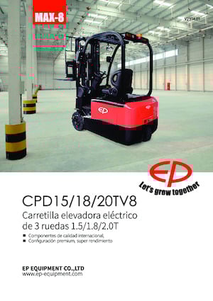 Carretillas elevadoras eléctricas EP CPD18TV8