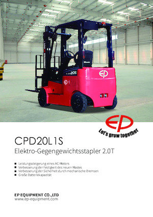 Carretillas elevadoras eléctricas EP CPD20L1S