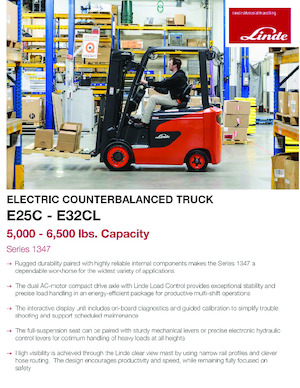 Carretillas elevadoras eléctricas Linde E25C