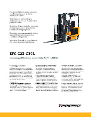 Carretillas elevadoras eléctricas Jungheinrich EFG C25E