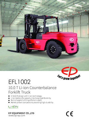 Carretillas elevadoras eléctricas EP EFL1002