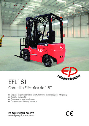 Carretillas elevadoras eléctricas EP EFL181
