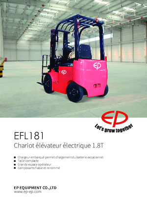 Carretillas elevadoras eléctricas EP EFL181