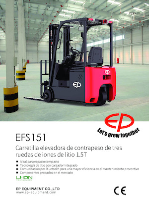 Carretillas elevadoras eléctricas EP EFS151
