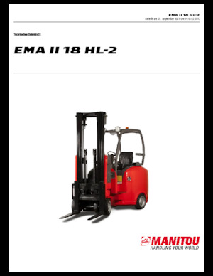 Carretillas elevadoras eléctricas Manitou EMA II 18 HL-2