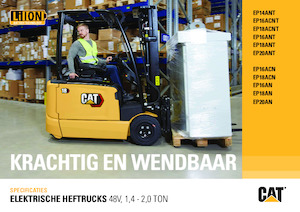 Carretillas elevadoras eléctricas Caterpillar EP16AN