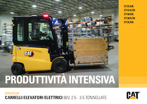 Carretillas elevadoras eléctricas Caterpillar EP25ACN