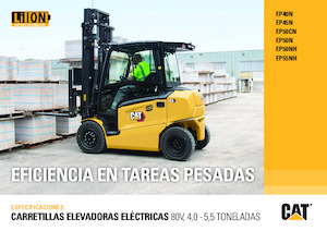 Carretillas elevadoras eléctricas Caterpillar EP45N
