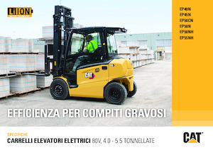Carretillas elevadoras eléctricas Caterpillar EP45N