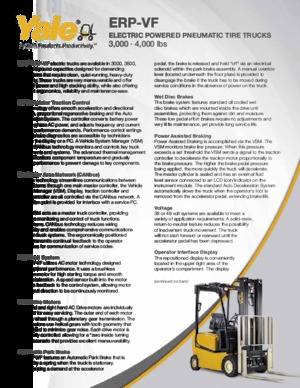 Carretillas elevadoras eléctricas Yale ERP035VF